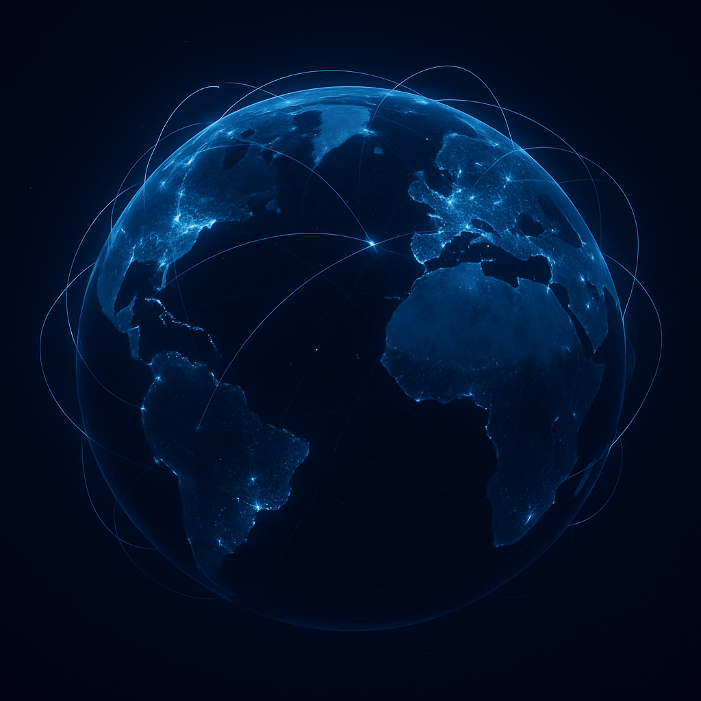 Global Freight Logistics worldwide logistics network connecting continents